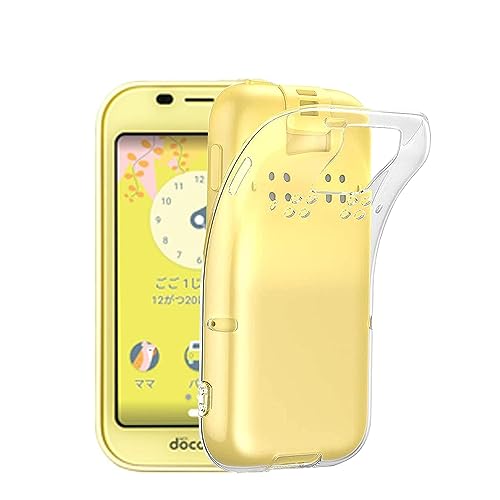 キッズケータイSH-03M 専用クリア ソフト シリコン TPU 保護ケース超軽量 衝撃防止 落下防止 超薄型 防指紋TPUクリアケース 保護カバー 手触り良い 透明感が長持ち