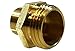 Anderson Metals-07480-1204 Brass Garden Hose Fitting, Connector, 3/4