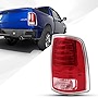 FIONE - FOR Ram 1500 Tail Lights Assembly 2013 - 2018 Dodge Ram 2500 & 3500 2014-18, 2019-22 1500 New Upgrade LED Rear Light with Bulbs, Clear&Red Lens Chrome Passenger Right Side 68093078AC CH2801203