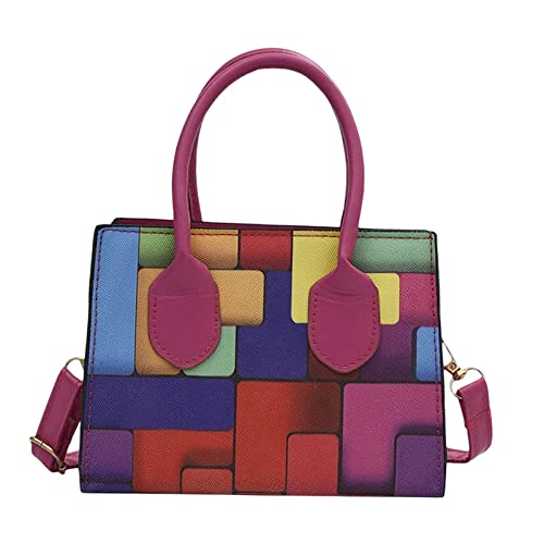Image of SYDLMultifunctional Handbag Colored for Traveling Daily Use Vocation Rose Red| Womens Handbags & Bags| Womens Handbags & Bags