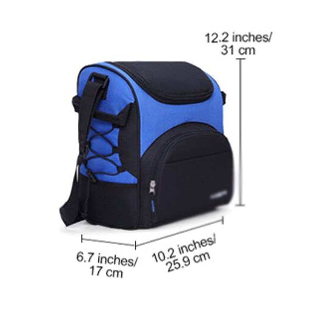 Borsa da Picnic Borsa da Picnic One Spalla Messenger Outdoor Picnic Zaino Grande capacità Pranzo Isolante Pacchetto Pocket Multifunzionale Design Tascabile Cestino da Picnic per (Color : A)