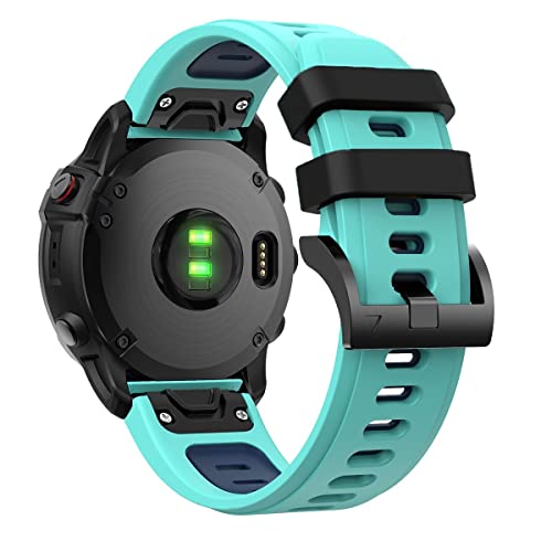 Bracelet silicone 22mm durable de qualité supérieure pour montre Garmin Quatix