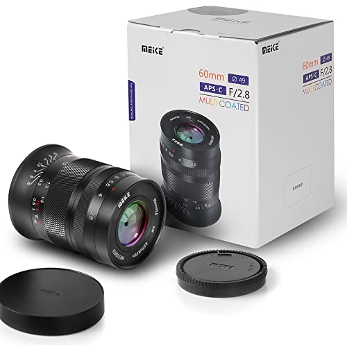 Meike 60Mm F2.8 Rf-Mount Fixed Manual Focus Lenses Large Aperture Aps-C Macro Lens Compatible With Canon Eos-R Eos-Rp R5 R5C R6 R7 R10 Mirrorless Camera #TOP6