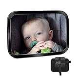 FEimaX Rücksitzspiegel für Babys Autospiegel Bruchsicherer Autositz, 360° Schwenkbar, Auto Baby Kinder Rückspiegel Verstellbare für Babyschale