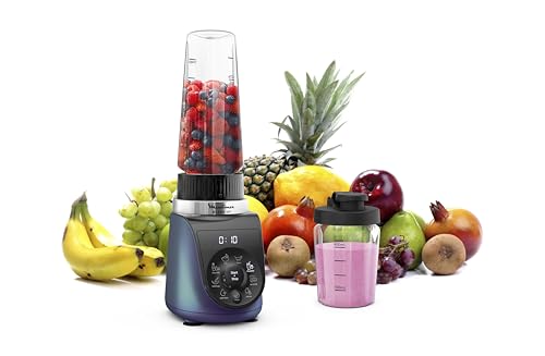 Moulinex Blend Up, Frullatore Potente, 1000 W, 8 Programmi Automatici, Lame Powelix, Pulizia...