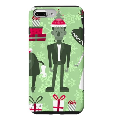 Image of green christmas monster bride frankenstein creepy horror Case for iPhone 7 Plus/8 Plus