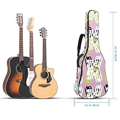 Housse pour guitare acoustique – Motif peau d’animal jaune abstrait – Rembourrage de 1 cm d’épaisseur – Étanche – 101,6… - Les Beatles, Paul McCartney, John Lennon, RIngo Starr, George Harrison Housse pour guitare acoustique - Motif peau d'animal jaune abstrait - Rembourrage de 1 cm d'épaisseur - Étanche - 101,6… – Image 5