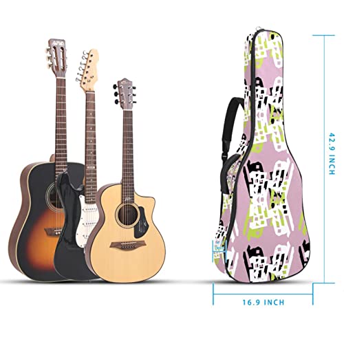 Housse pour guitare acoustique – Motif peau d’animal jaune abstrait – Rembourrage de 1 cm d’épaisseur – Étanche – 101,6… - Les Beatles, Paul McCartney, John Lennon, RIngo Starr, George Harrison Housse pour guitare acoustique - Motif peau d'animal jaune abstrait - Rembourrage de 1 cm d'épaisseur - Étanche - 101,6… – Image 6