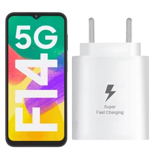 Image of Original 25W USB-C Charging Adapter Compatible with Samsung F14 /F13 /F12 (Adapter & Cable)