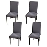 ♥ Matériel: Ces housse de chaise salle à manger sont faites de doux polyester. Haute élasticité, doux et anti-rides, durable et de longue durée, protégeant votre chaise de glisser. Rafraîchissez votre décoration intérieure! [REMARQUE: LA COULEUR DES PRODUITS AFFICHÉS PEUT ÊTRE LÉGÈREMENT DIFFÉRENTE DU PRODUIT RÉEL EN RAISON DES DIFFÉRENTS APPAREILS DE CAMÉRA ET DES EFFETS D'AFFICHAGE.]