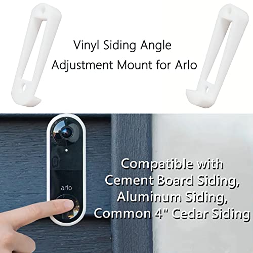 TEYOUYI Vinyl Siding Angle Adjustment Mount Compatible with Arlo Wired