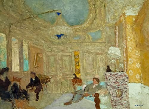 Impression d'art Art Tableau dans la salle d'attente d'Edouard Vuillard sur toile premium