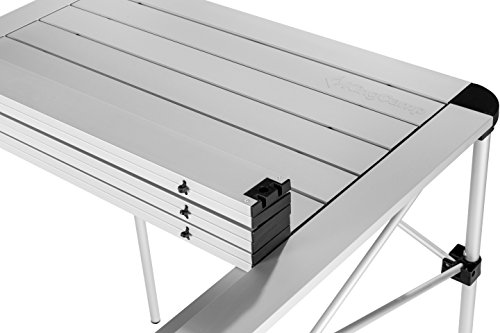 Kingcamp Kc3961_Silver Camping Table, 27.5"×27.5"×27.1" #TOP5