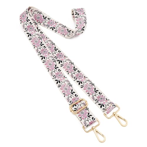 Image of ZOOEASS Wide Shoulder Strap Adjustable Replacement Belt Guitar Style Crossbody Bag Handbag Strap Multicolor Canvas Straps(Wide:1.5in)(Color41)