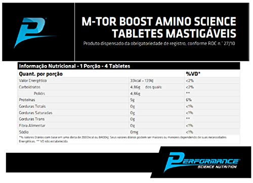 M-Tor Boost Amino Science Leucina 1g Doce de Leite Mastigável Performance Nutrition 150 Tabletes kit