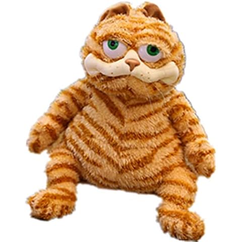 OUKEYI Fat Orange Plush Cat Toy Cover