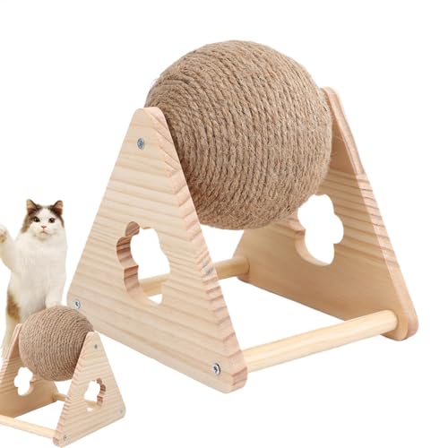 Balle en sisal pour chat, matériel d'exercice durable pour chiot - 2