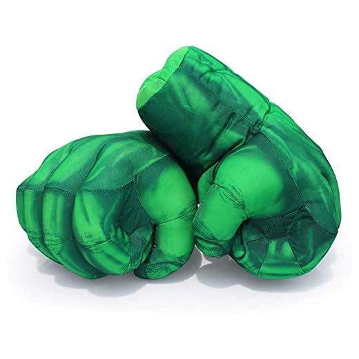 Guizen Box-Handschuhe Superheld, Box Handschuhe Superheld Plüsch Faust Boxhandschuhe Cosplay Kostüm für Geburtstag Weihnachten (1 Paar)