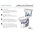 American Standard 215AA104.222 Cadet Pro 1.28 GPF 2-Piece Elongated Toilet with 12-in Rough-in, Linen, 3