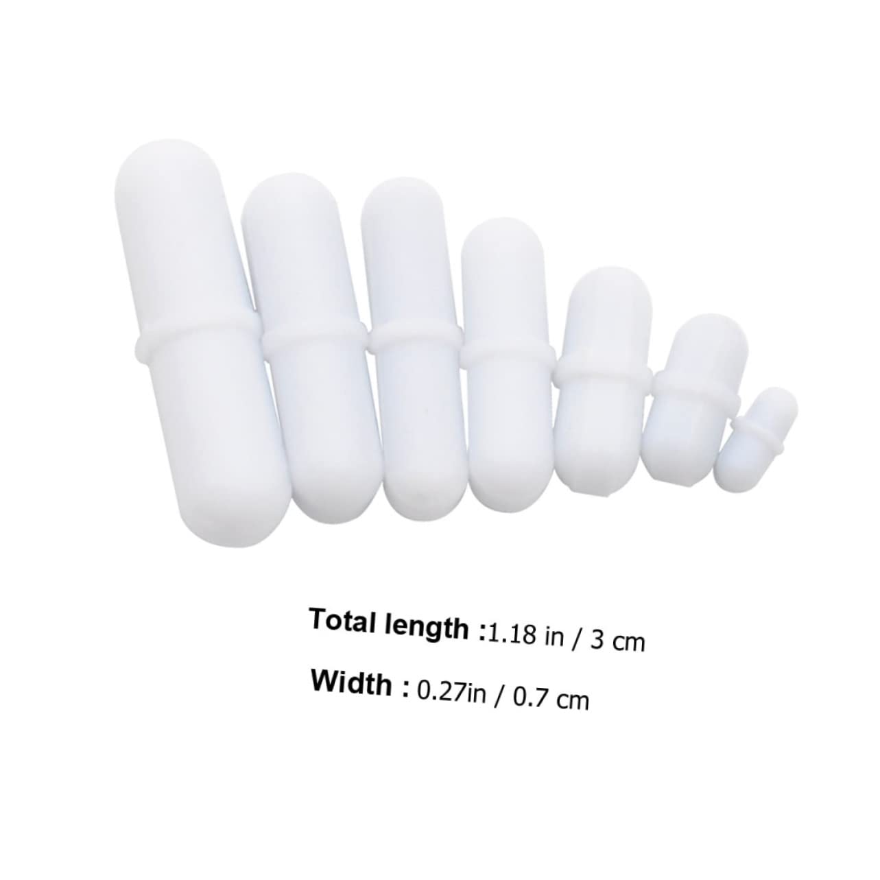 ULTECHNOVO 21stücke Teiliges Ptfe Magnetische Rührstäbe Hochwertige Rührstäbe Für Chemische Und Biologische Anwendungen Für Labore Und Heimanwender