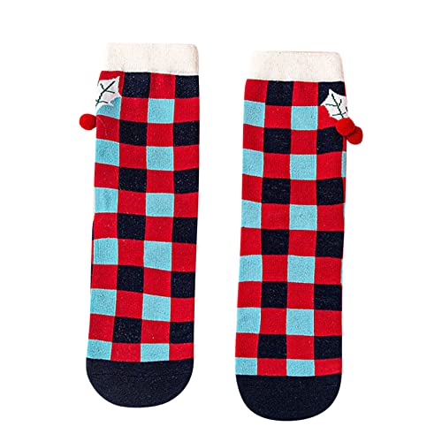 Uwdiohq Calzini Natalizi Da Donna Regali Per Ragazze Divertenti In Cotone Colorato Con Novità Calze Della 1 Anno (I, One Size) Antiscivolo Bambino Estivi Uomo Pilates Corte Spugna Calzettoni