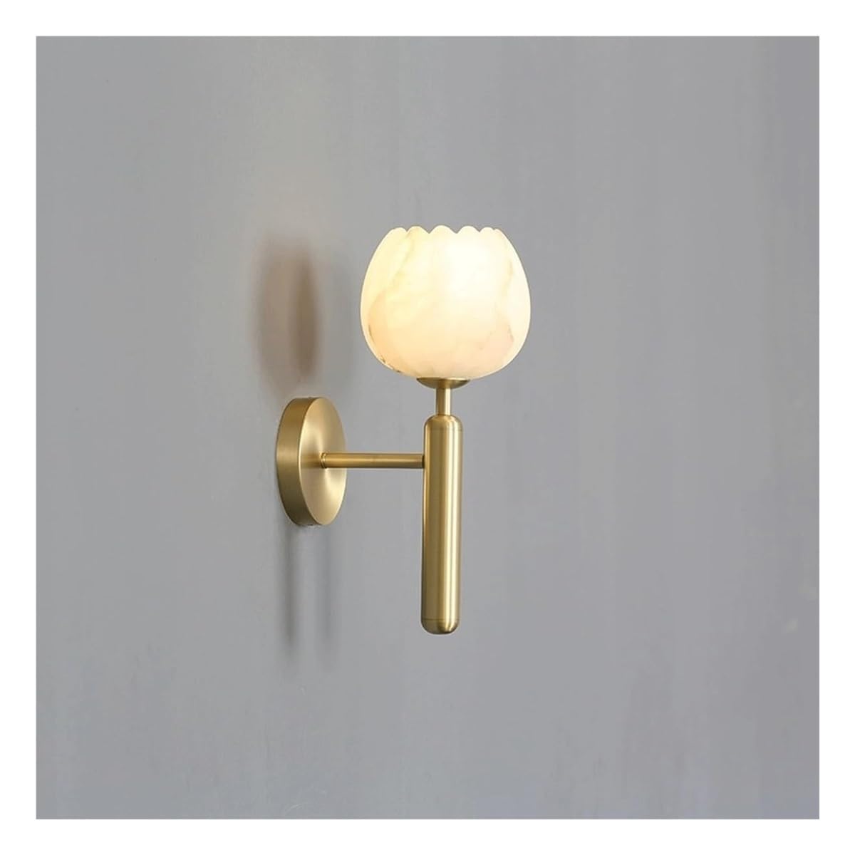 Lustre à 16 globes en verre noir et or au style milieu du siècle