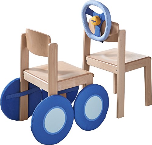 HABA Lernspielzeug Wehrfritz 090587 „Auto“ Stuhl-Abdeckung Set, Rollenspiel für Kinder Cover