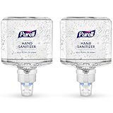 PURELL Advanced Hand Sanitizer Gel, Clean Scent, 1200 mL Refill for PURELL ES8 Automatic Hand Sanitizer Dispenser (Pack of 2) - 7763-02