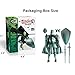 Osmanthus bloom Medieval Action Figures,Knight Armor Action Figure,Multi-Jointed Movable Robot Mannequin T13,Dummy 13 Action Figure(Assembly Required) (D-Cyan)