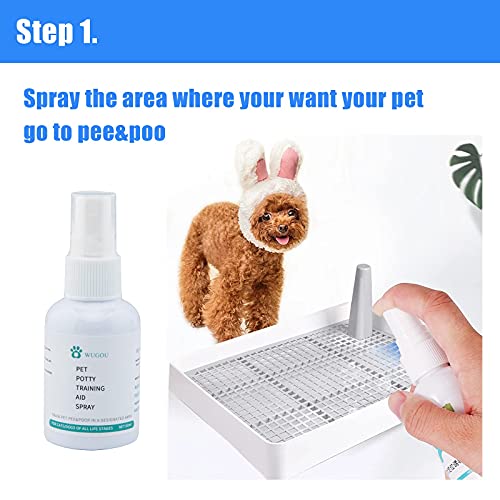 VVUGOU Puppy Potty Training Spray,Toilet & Behavior Aids for Cats Dogs