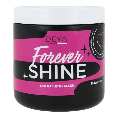 DEYA by Dewi Peña Forever Shine Smoothing Mask. Frizz Control, Shine and Mirror Effect, Deep Hydration. 16 oz
