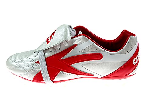 Authentic Concord Soccer Cleats Style S160XR Leather Firm Ground (US Footwear Size System, Adult, Men, Numeric, Medium, 9.5) Silver