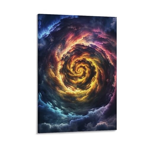 Impression sur toile Vortex Murale pour salon moderne et chic