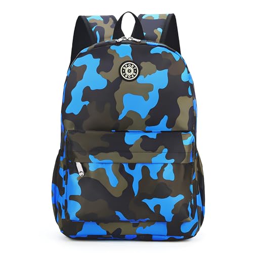 CECOMBINE Mochila escolar grande para niños, de nailon, duradera, ligera, impermeable, informal, para niños, campus, viajes, deportes, niños y niñas, escuela primaria