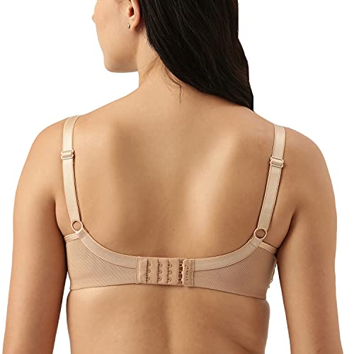 Image of Enamor No-Spill, Side Panel Shaping Women's Cotton Everyday Fashion Minimizer Bra - Lace Trimmer, Wired, Non-Padded, Full-Coverage - F053