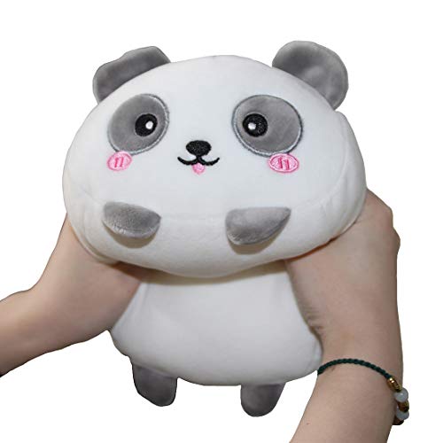 Aixini 8 Inch Cute Panda Plush Stuffed Squishy Animal Cylindrical Body Pillow,Super Soft Cartoon Hugging Toy Gifts For Bedding, Kids Sleeping Kawaii Pillow #TOP3