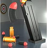 Toy gun with soft bullets,Foam Blasters,toy gun for Boys with ejectable magazine-1:1 size toy gun with magazine for safety training or play,unique gift-Army green - Image 7