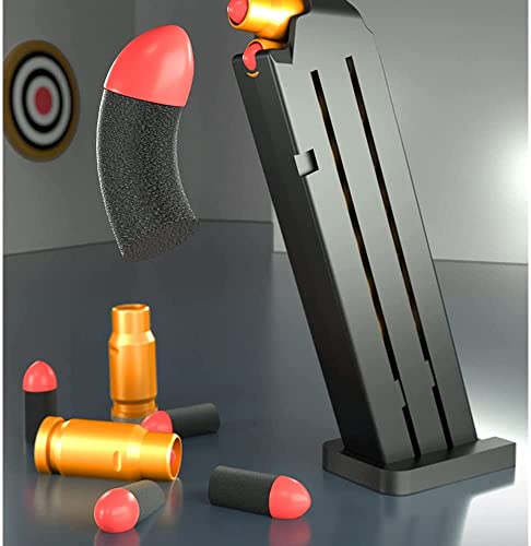 AGDLLYD Schaumstoff Munition,Kugel Munition,Munition für Spielzeugpistole,Spielzeugwaffenzubehör für Kinder,Jungen und Mädchen -100 Stück