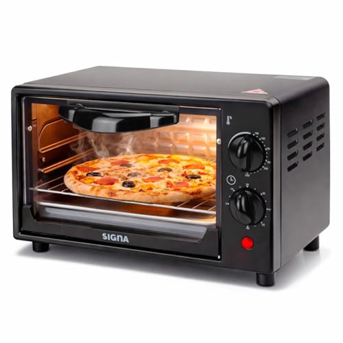 La Mejor Recopilación de Hornos de convección los mejores 10. 50 SIGNA Horno Eléctrico de Convección Tostador De 7L Hornito Te Permiten Asar, Gratinar, Dorar y Tostar; Incluye Parrilla Y Bandeja Convección Envolvente Temporizador Con Sistema...