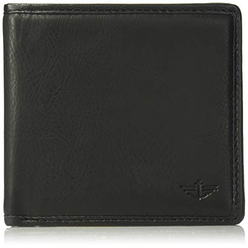 Dockers Men's Extra Capacity Leather Bifold Wallet (Standard & RFID Blocking)