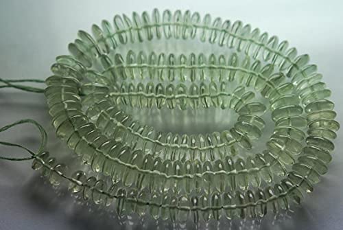 Rondelles en améthyste verte naturelle AAA de qualité gemme pour haute joaillerie