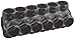 Morris Products 97666 Multi-Cable Connector, Insulated, Dual Entry, Black, 6 Ports, 600-4 Wire Range, 5/16" Allen Hex 6 Ports, 600-4 Wire Range, 5/16" Allen Hex