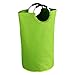 Produktbild WENKO 3440805100 Wäschesammler Jumbo-/Wäschekorb, Multifunktionstasche Fassungsvermögen: 69 l, Polyester, 38 x 72 x 38 cm, grün