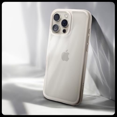 Image of Spigen for iPhone 16 Pro Case, Ultra Hybrid [No Magnet Ring][Anti-Yellowing] - Natural Titanium