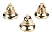 Darice 10793 3 Piece, 1.5 Inch Gold Liberty Bell