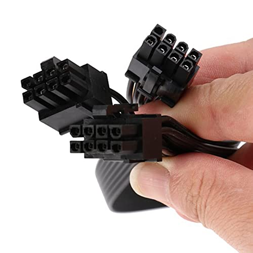 Câble PCI-E 8Pin robuste et stable, double connecteur 6 + 2Pin pour système informatique - 4