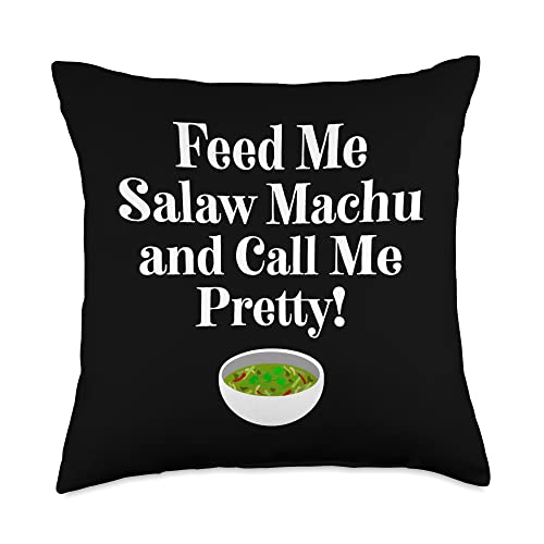 Cambodian Khmer Food Salaw Machu Lover Throw Pillow
