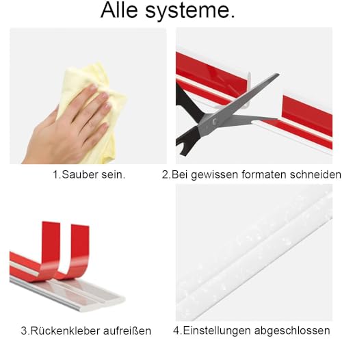 Zierleisten Selbstklebend Flexible Zierleiste Selbstklebend Wand Chromleiste Kantenschutz Selbstklebend Tischkantenschutz für Wohnzimmer,Badezimmer,Küche,Schlafzimmer (White4m*3cm)