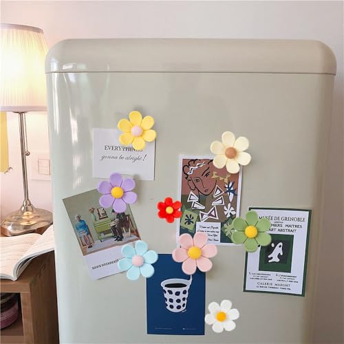 30 imanes decorativos florales para nevera miniatura 5