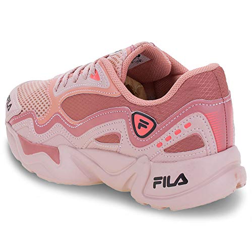 Tênis Interceptor, Fila, Feminino, Rosa/Preto/Salmão, 36
